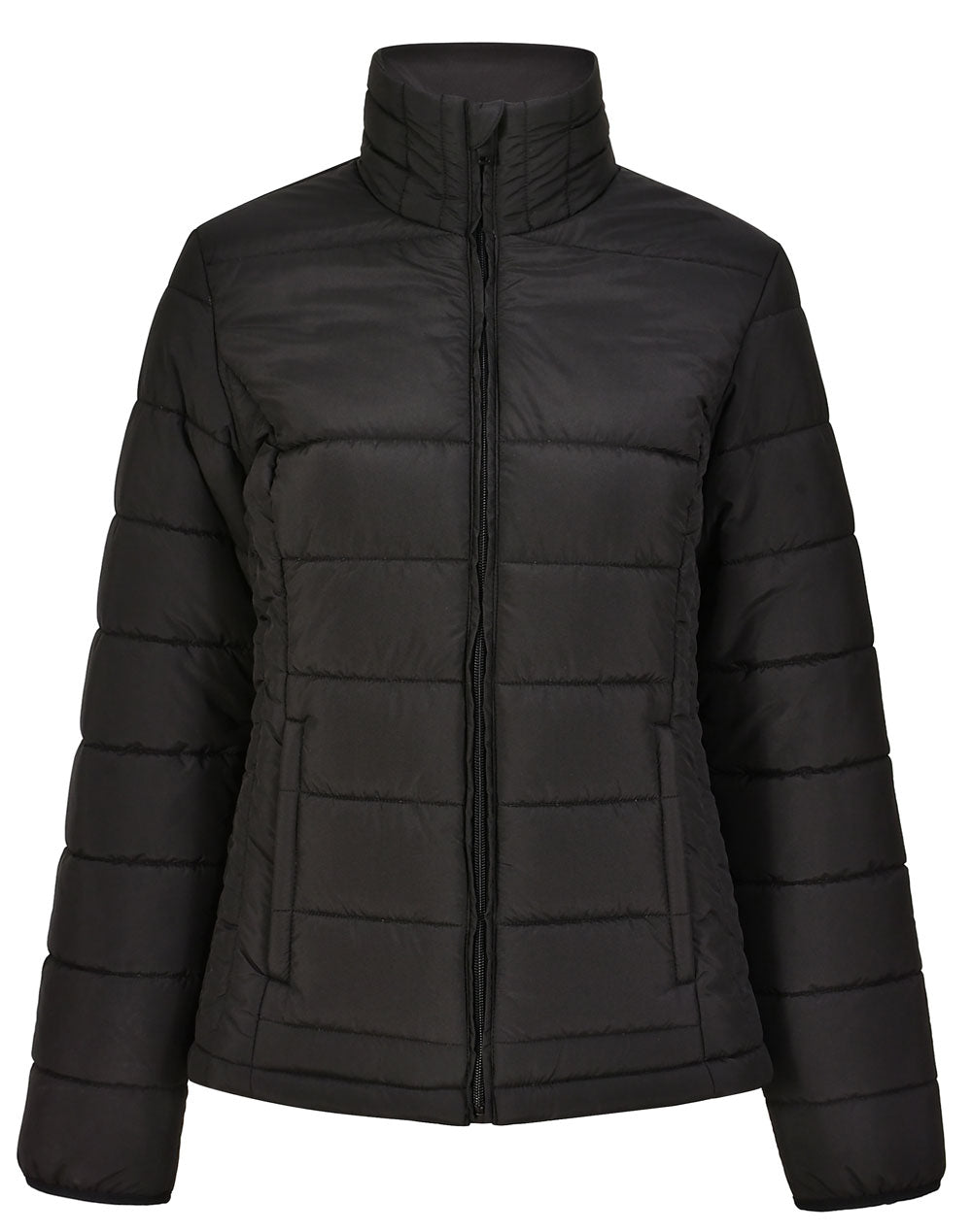 Winning Spirit Ladie's Sustainable Insulated Puffer Jacke JK60 Casual Wear Winning Spirit 6 Black 
